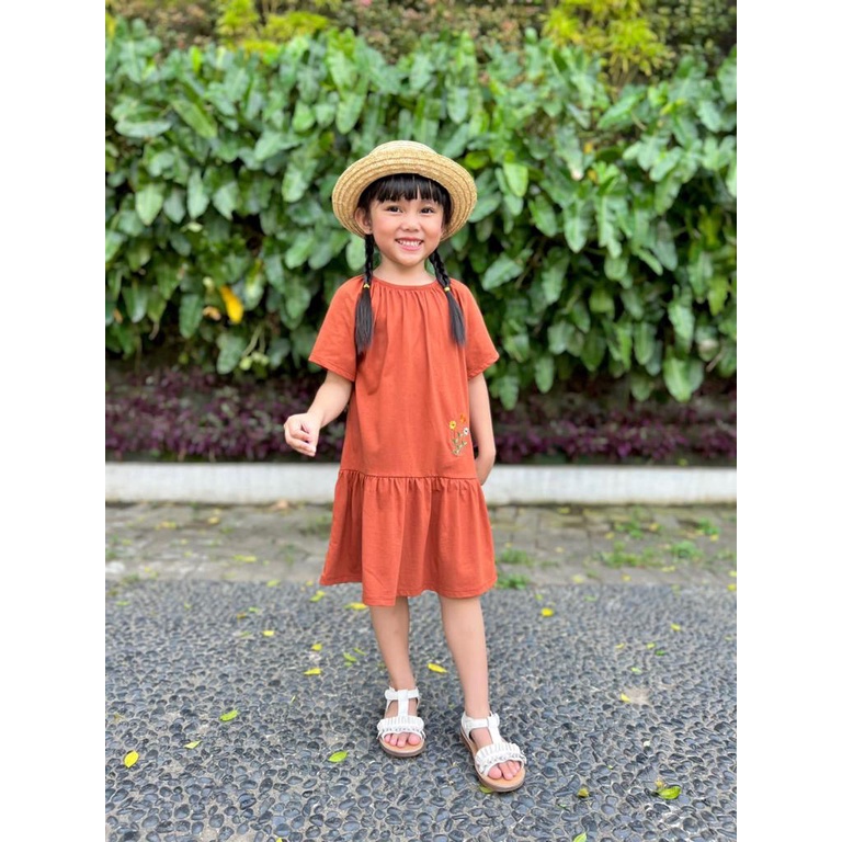 Dress Anak Camelia Lucuna Original Kaos Smilee Super Premium