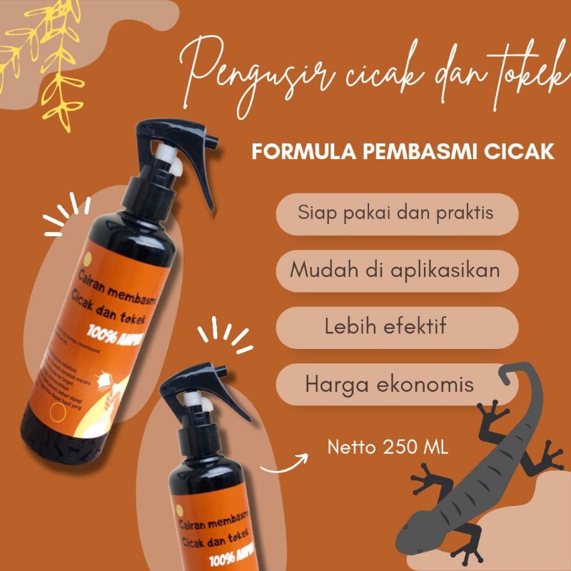 Pembasmi cicak, Anti cicak super efektif//250ml