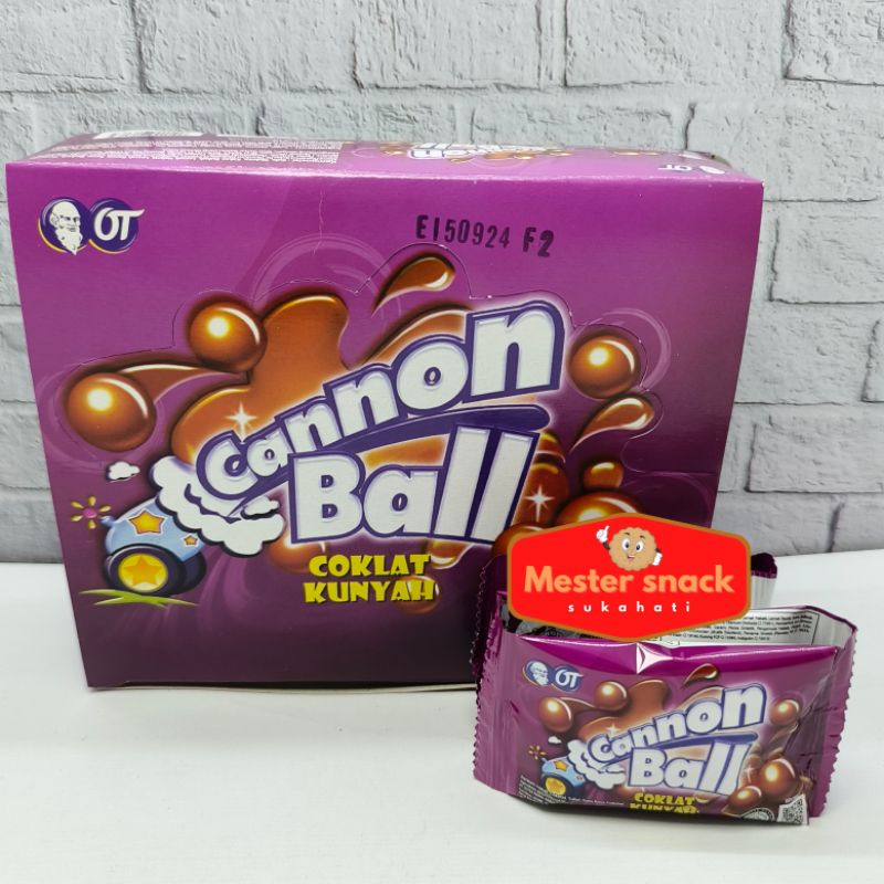 Cannon Ball (coklat kunyah)