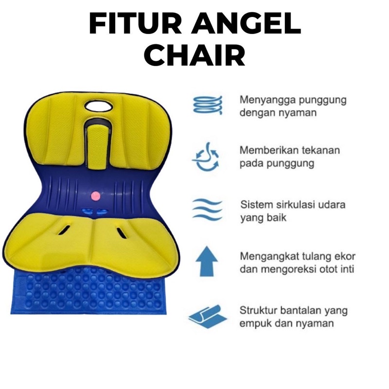Kursi Terapi Kesehatan Penopang Postur Pinggang / Angel Chair Made In Korea