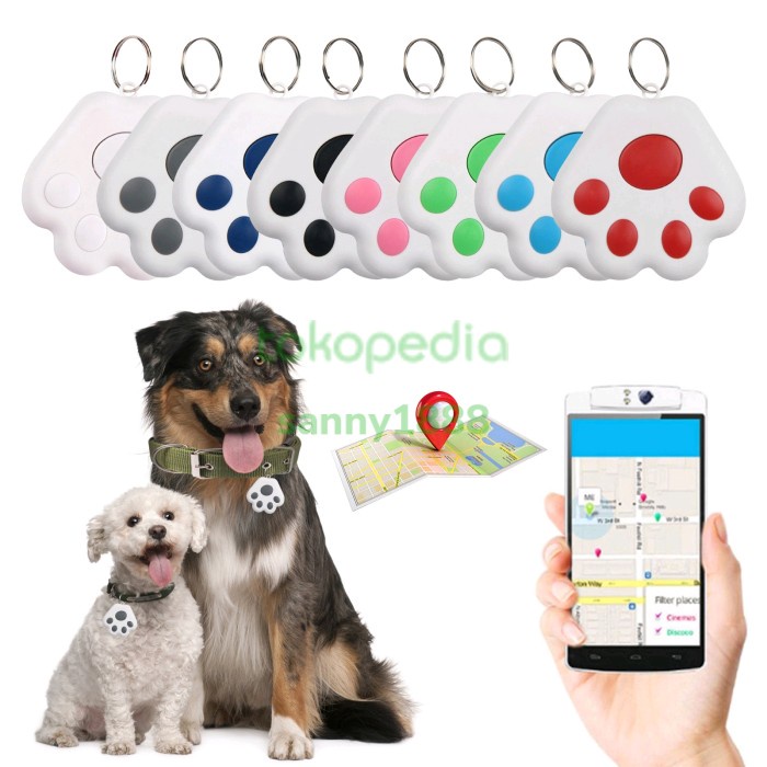 Lace Liontin Pets Gps Tracker Utk Alarm Kalung Pelacak Kucing Anjing