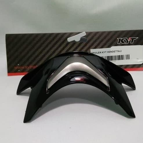 Spoiler Helm Kyt Vendetta 2 / Falcon Black Glossy Solid