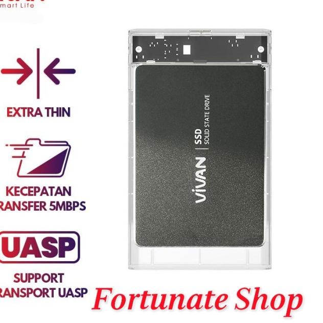 Casing Hardisk External HDD External Case 2.5" USB 3.0 - VIVAN VSHD1 - VSHD1