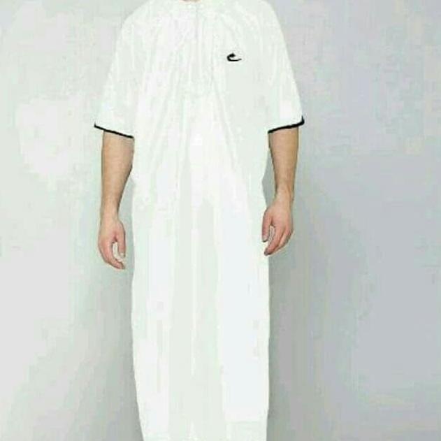 Jubah Arabi Al Isra Pria Muslim lengan pendek