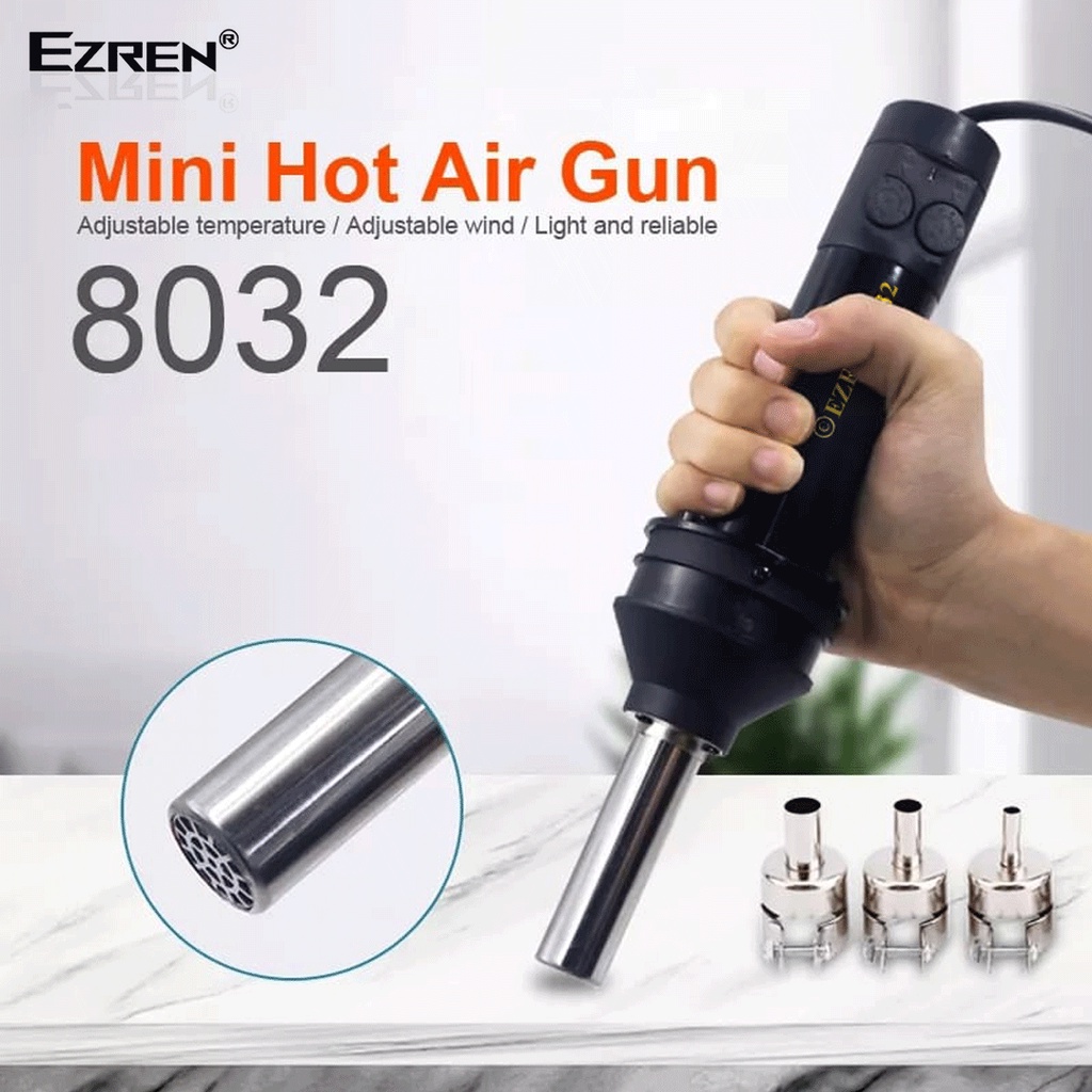 Jual Ezren 8032 Solder Uap / Blower / Portable Solder Uap 8032A (3pcs