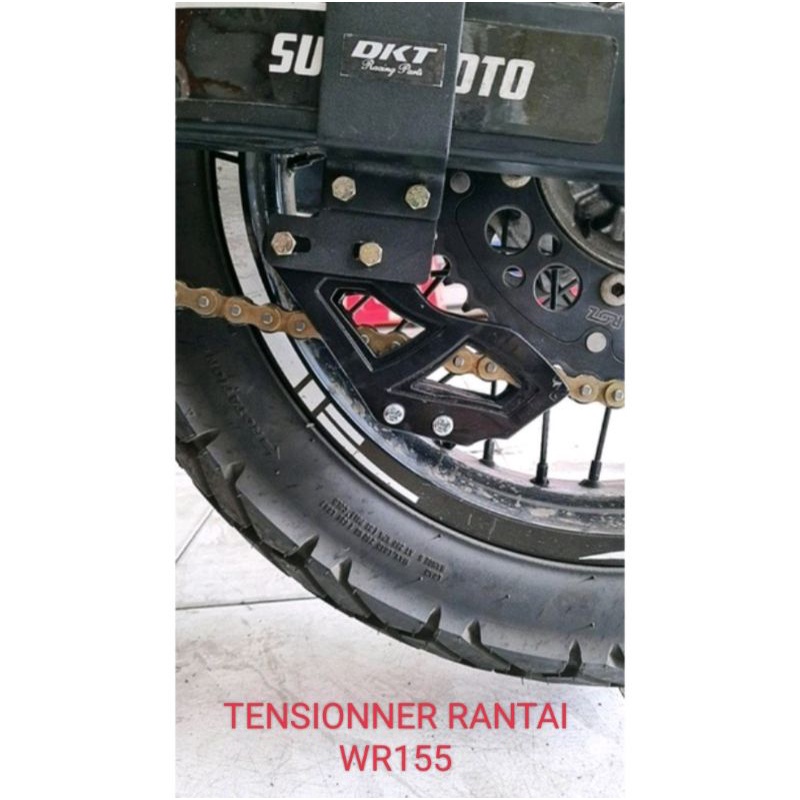 STABILIZER RANTAI/TENSIONNER RANTAI WR155 YAMAHA PNP ALMUNIUM CENSI