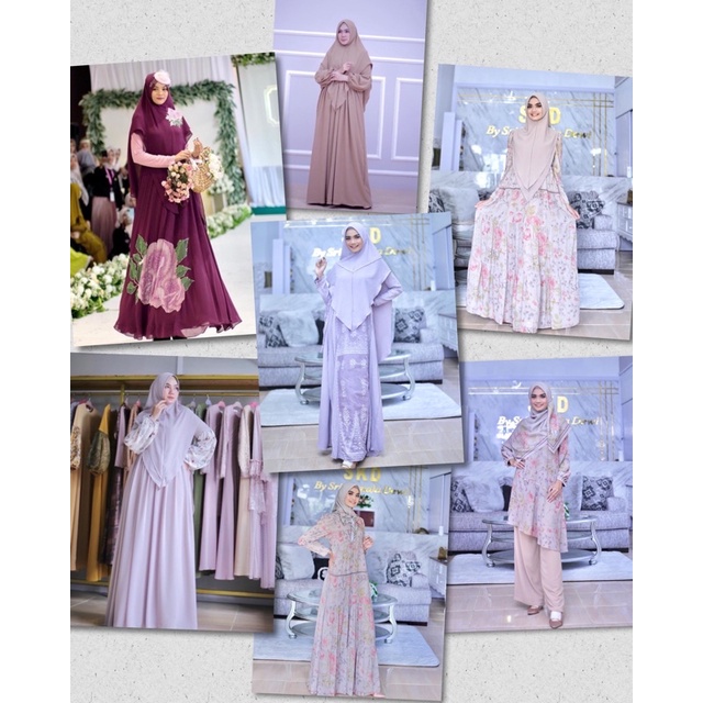 GO ORGANZA PURPLE,GO INDRI, GO TUNIC INDRI,HAPPY CRINKLE DAN  QUEEN NANA VICTORIAN SERIES BY SRIKUMA