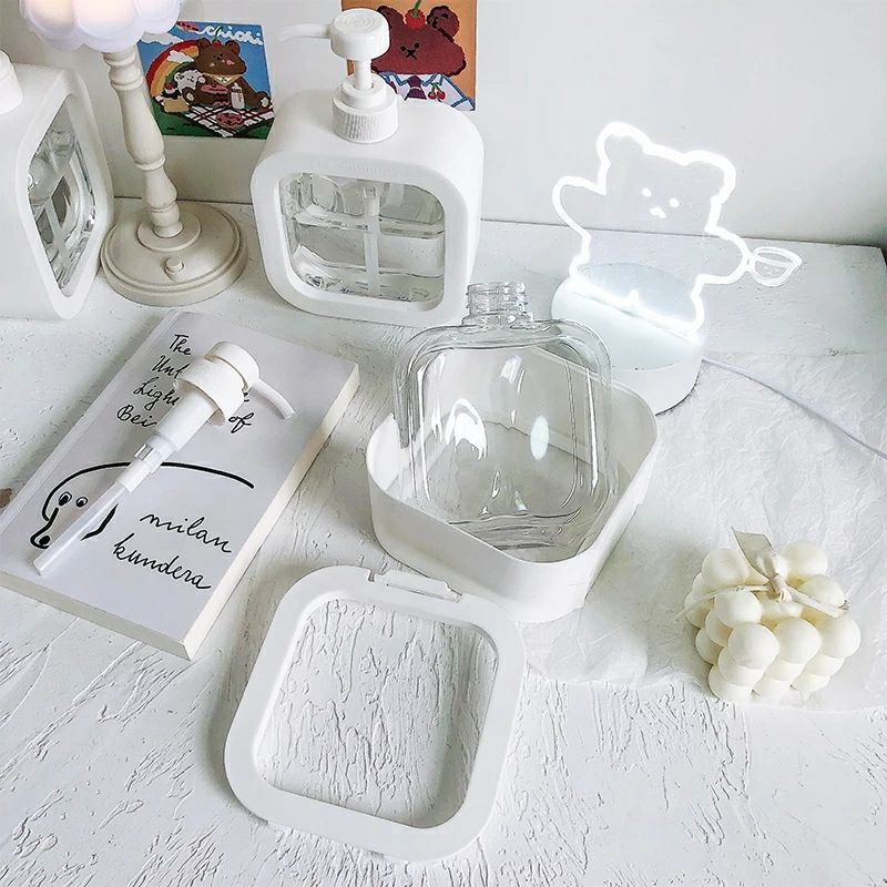 A1 Tempat sabun aesthetic / bottle pomp lotion / bottle pump soap / korean bottle pump pekanbaru ria