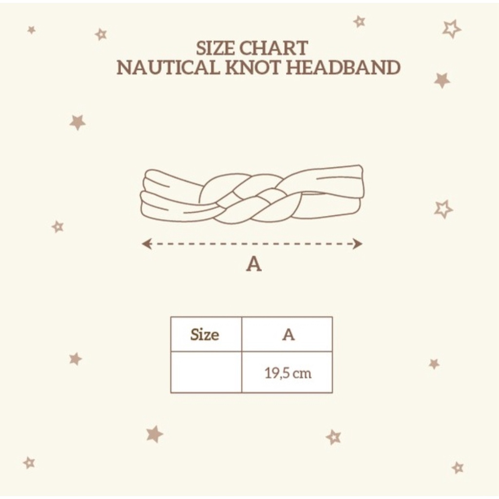 Little Palmerhaus Nautical Knot Headband/ Bandana Bayi