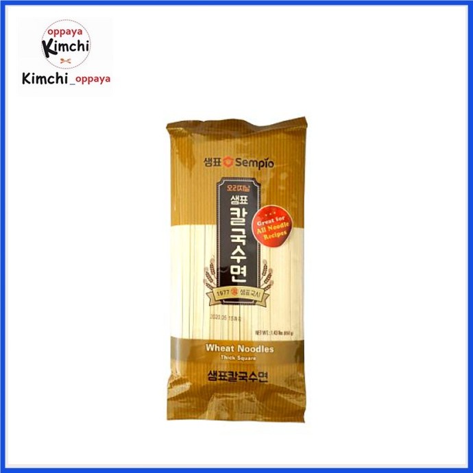 

NEW Wheat noodles thick square 650 g mi kering sempio kalguksu jjajang mie