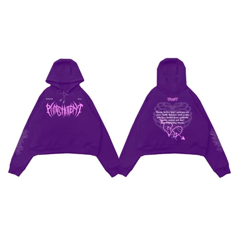 HOODIE CROP ORIGINAIL PUNISMENT/UNIFINISHED /JAKET PRIA/SWEATER PRIA/HOODIE OVERSIZE/HOODIE CROP