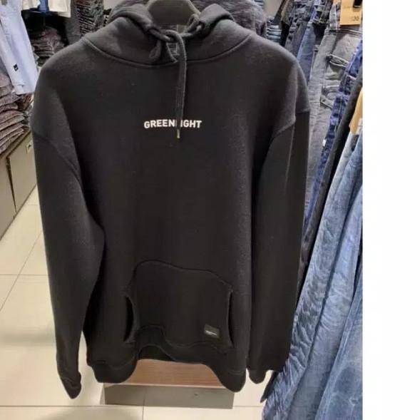 HOODIE JAKET GREENLIGHT ORIGINAL - Abu-abu, L