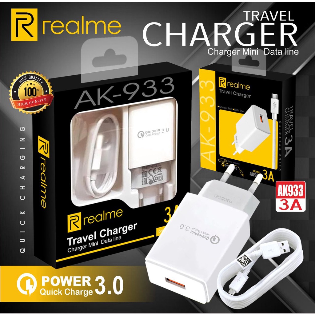 TC TRAVEL CHARGER CASHAN ADAPTER CHARGER Branded AK-933 3.A + PACKING IMPORT