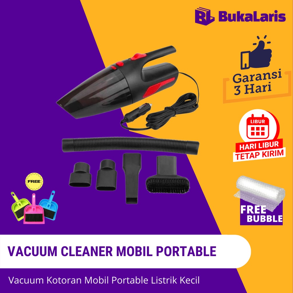 Vacuum Cleaner Penyedot Debu Mobil / Vacuum Mobil 120W / Vakum Cleaner Mobil / Alat Penyedot Debu Mo