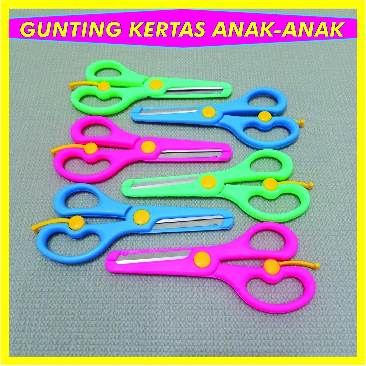 

GUNTING KERTAS ANAK-ANAK FANCY KIDS SCISSOR / GUNTING ANAK-ANAK SERBA GUNA (1Pcs)