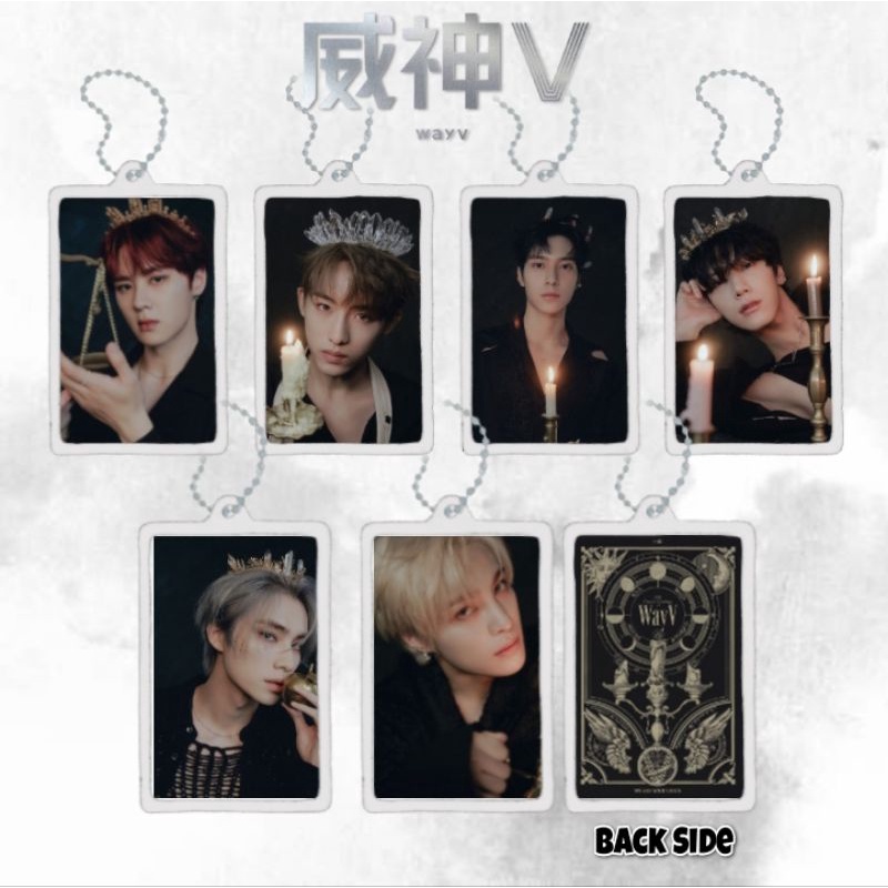 WayV Season Greeting 2023 Acrylic Clear Keychain Gantungan Kunci Akrilik