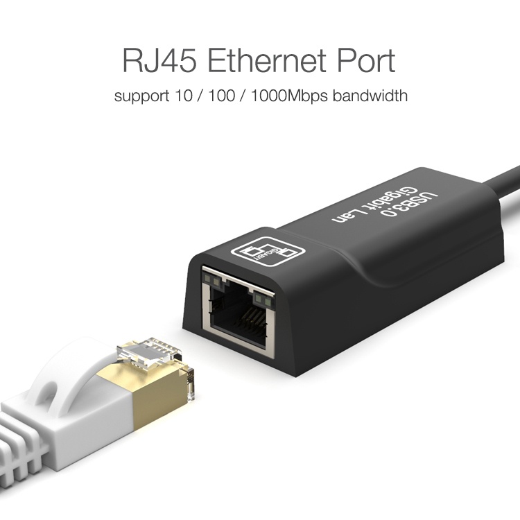 Actual【COD】USB 3.0 To Lan 1000Mbps to RJ45 Converter Adapter/  Ethernet Adapter Network Card for Computer Laptop PC Nintendo Switch Mi Box S/3 Internet Lan / USB 3.0 ETHERNET ADAPTER