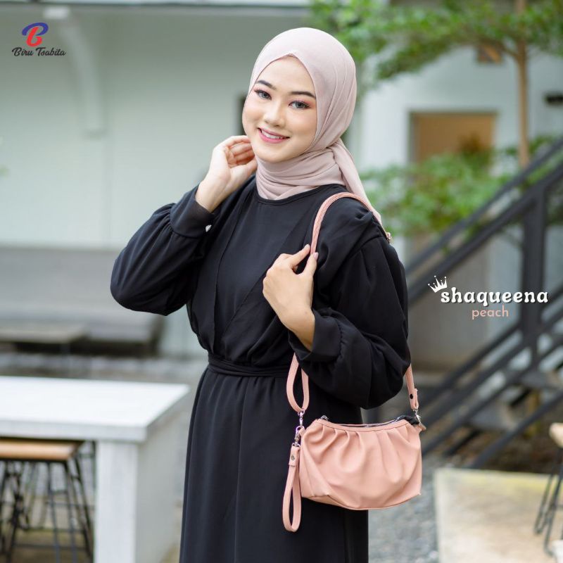 Shaqueena Bag By Biru Tsabita Tas Slempang Wanita Chocoly Anti Air