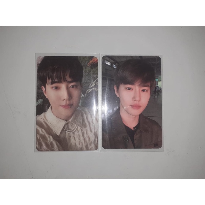 Photocard PC Album EXO Suho Grey Suit Ex’act Monster Self Portrait