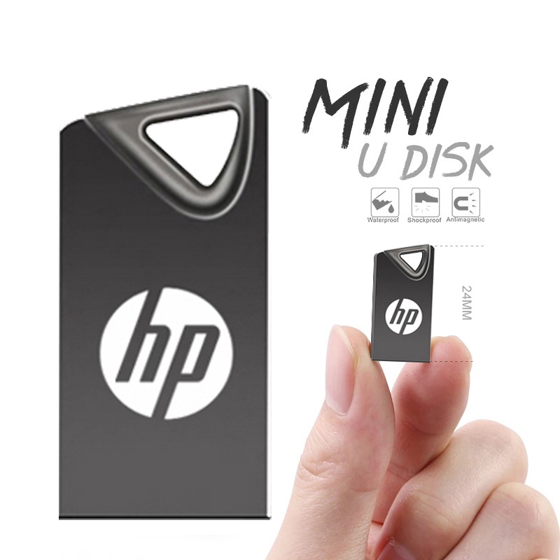 Hewlett-Packard Hp Flashdisk Usb 3.0 4GB / 8GB / 16GB / 32GB / 64GB / 128GB / 256GB / 512GB / 1TB Portable Bahan Metal