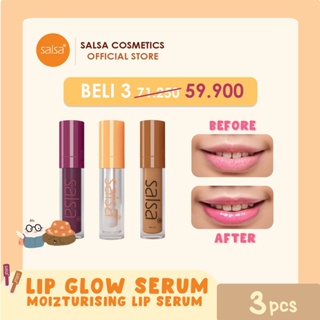 Image of SALSA Lip Glow Serum - Moisturizing Serum Bibir TINTED COLOUR CHANGING PERTAMA