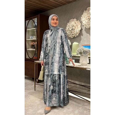 Evora Dress Riamiranda Winter 2022 RM Atasan Original Blouse Kemeja Ria Miranda