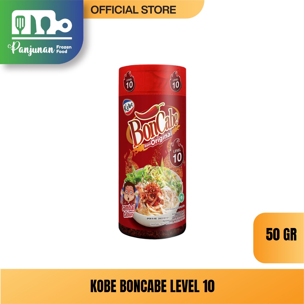 

KOBE BON CABE BOTOL SAMBAL TABUR BUBUK NORI LEVEL 10