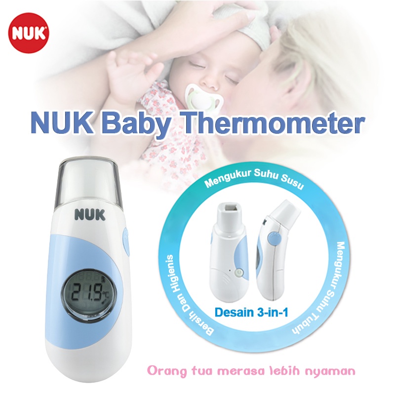 NUK Termometer Digital Infrared Bayi Alat Ukur Suhu Baby Thermometer Teson Homeliving
