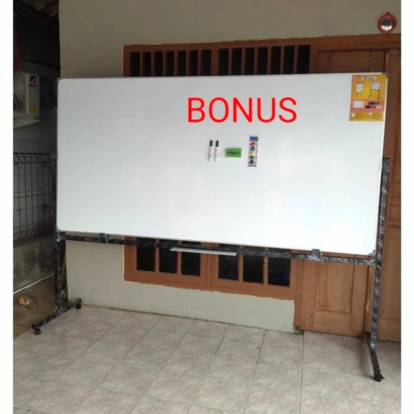 

Unik limited stock Papan tulis / Whiteboard DAIKI Magnet Single face stand Berkualitas