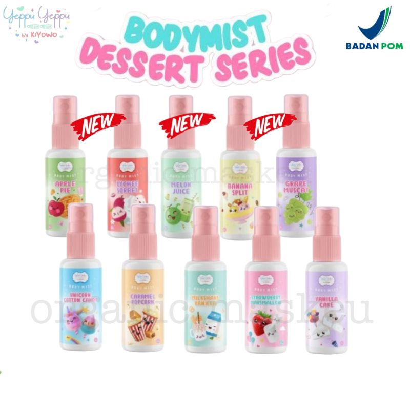 (READY) BODYMIST DESSERT SERIES BY YEPPU YEPPU KIYOWO