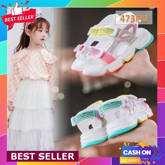 Sendal Sandal Anak Balita Perempuqn Anak Laki Laki Perempuan Umur Usia 3 4 5 6 7 8 9 10 Tahun / Sand