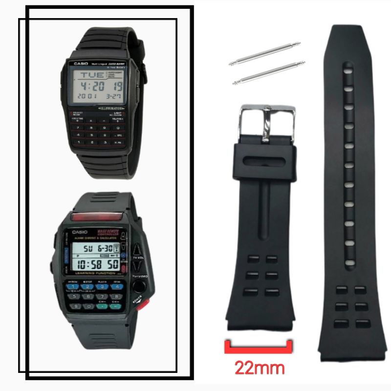 Strap CASIO DBC 32 CMD 40 Tali Jam Casio Dbc 32 lug 22mm