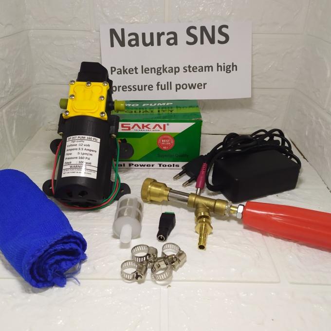 ALAT CUCI STEAM STIM MOTOR MOBIL AC 160 PSI TANPA SELANG