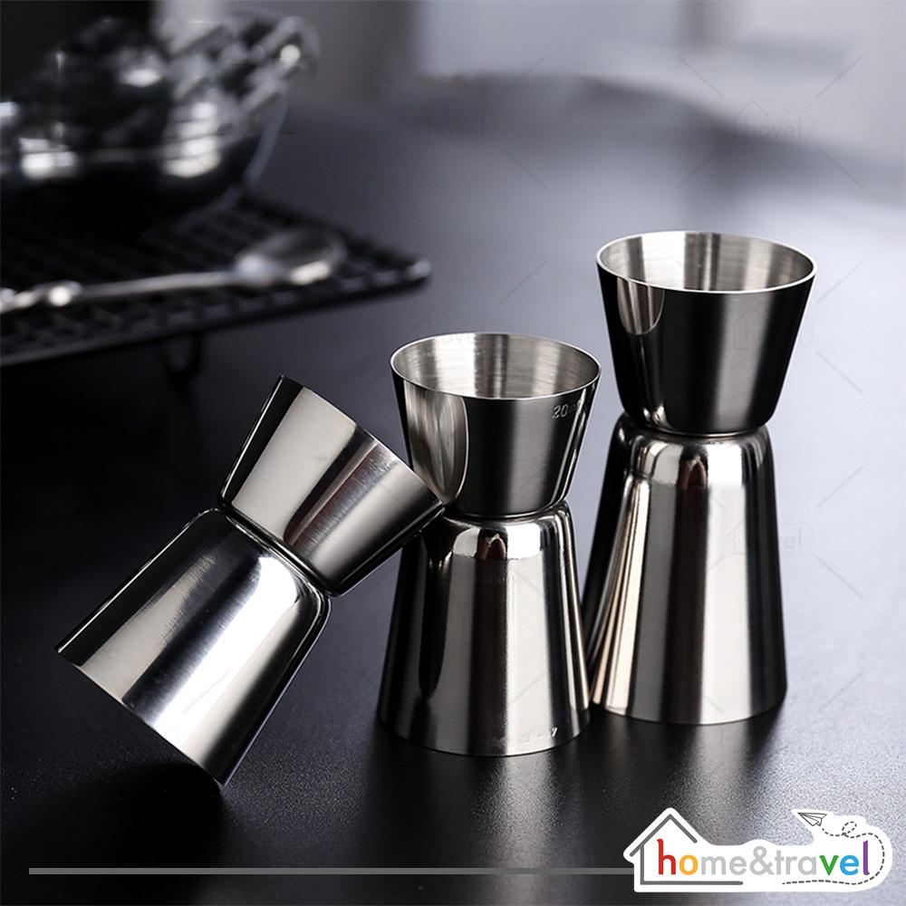 HOVELSHOP Jigger Stainless Steel 15/30 25/30 ml Gelas Ukur Minuman Measure Cup