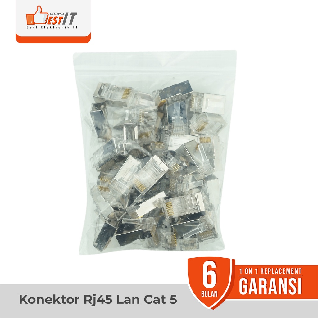 Konektor Rj45 Lan Cat 5 NYK Original - Rj 45 Networking connector 1 Box
