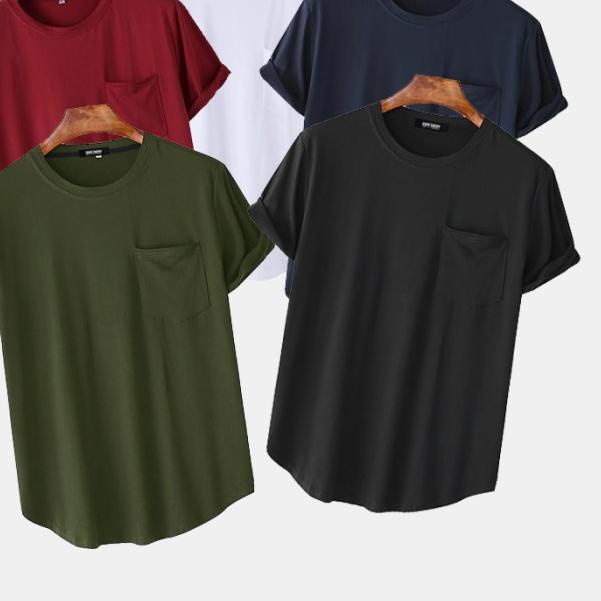 Good Enemy - Kaos Polos Pria Basic Longline Tshirt Original Distro - Hitam, M