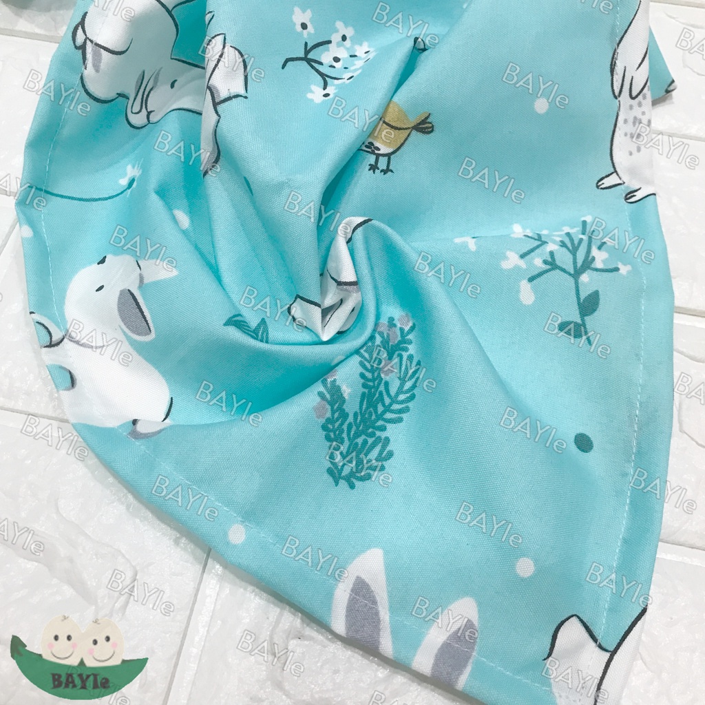 BAYIe - Gendongan Bayi RING SLING Jarik Modern Selendang Multifungsi Gendongan Samping/Depan Motif Karakter Tanpa Ring Size 75x240 cm