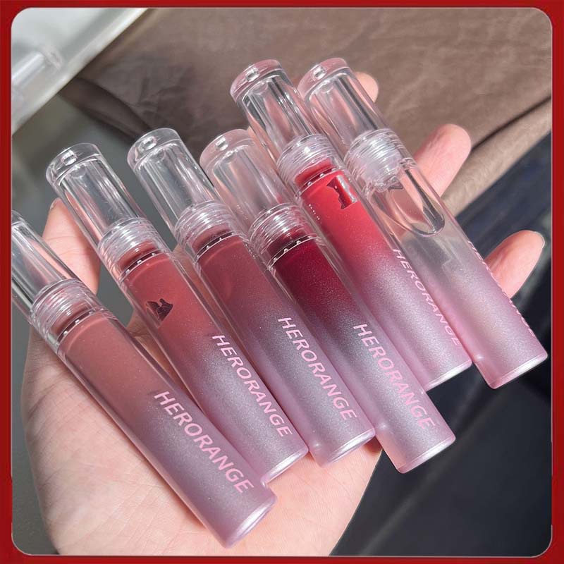 HERORANGE❤Liptint Bright Mirror Lip Glaza Lipstik