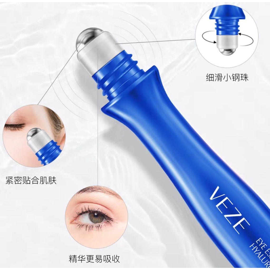 Veze Hyaluronic Acid Eye Ball Massage Eye Essence Cream Pelembab