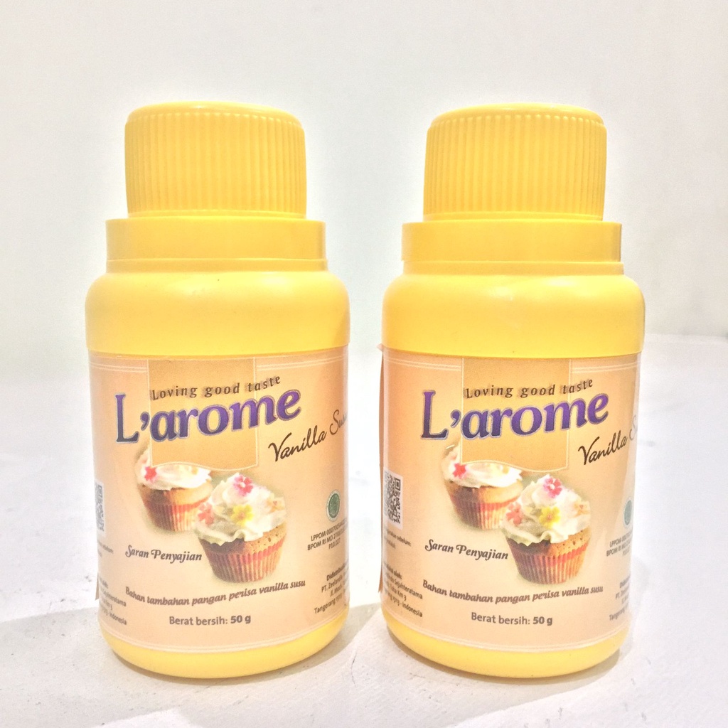 

L'AROME LAROME PERISA VANILA SUSU VANILLA MILK POWDER 50GR- 1DUS 12PCS