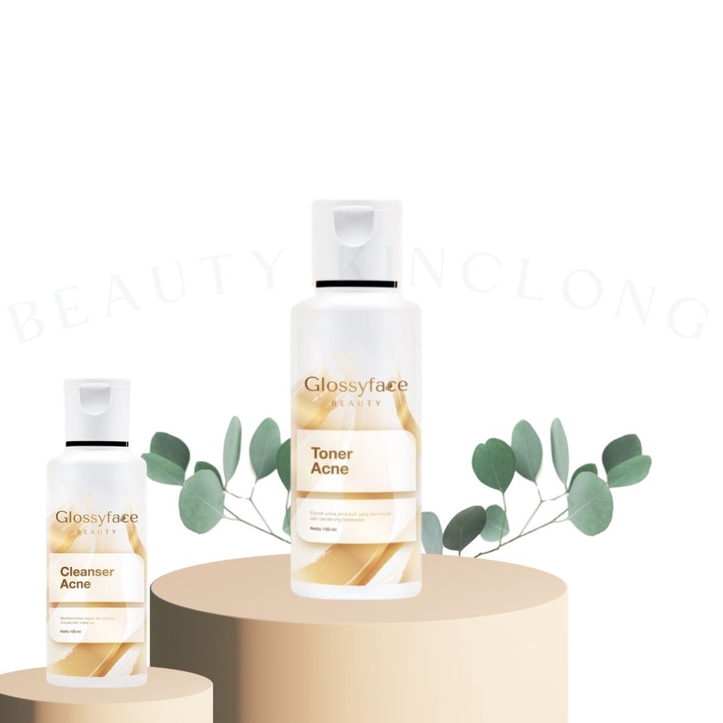 Toner & Cleanser Acne Glossy Face Beauty