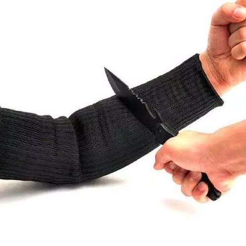 Sarung Tangan PANJANG Anti Begal Bacok Sobek Maling Alat JAGA DIRI