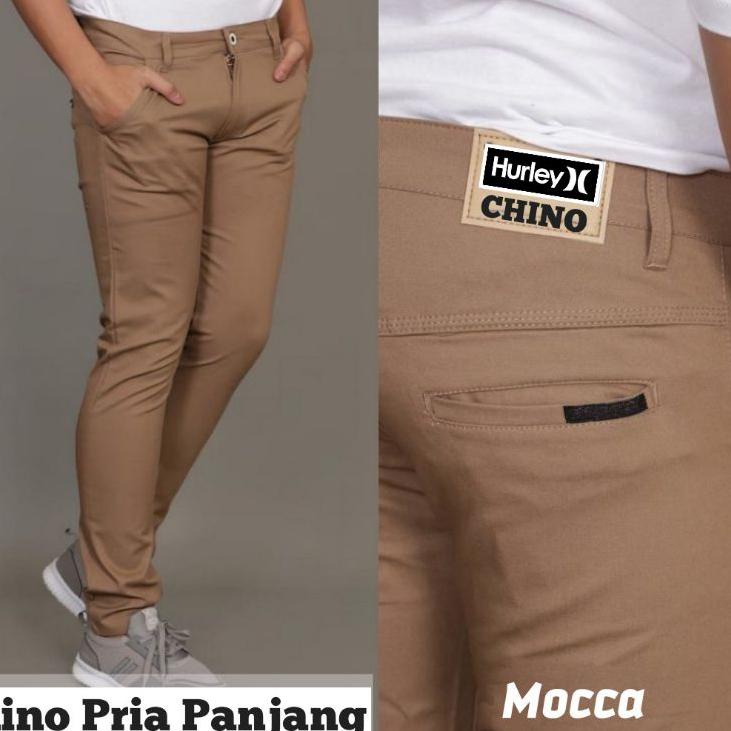✾✱ Hurley Celana Pria Panjang Chino Pants Katun Slimfit Stretch Pensil Chinos Panjang Surfing FORMAL