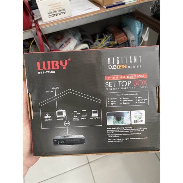 SET TOP BOX LUBY DVB T2-03 STB DIGITAL READY STOCK