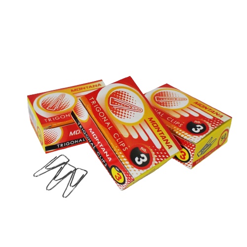 

Trigonal Clip / Klip / Penjepit Kertas Klip Kertas Montana No.3