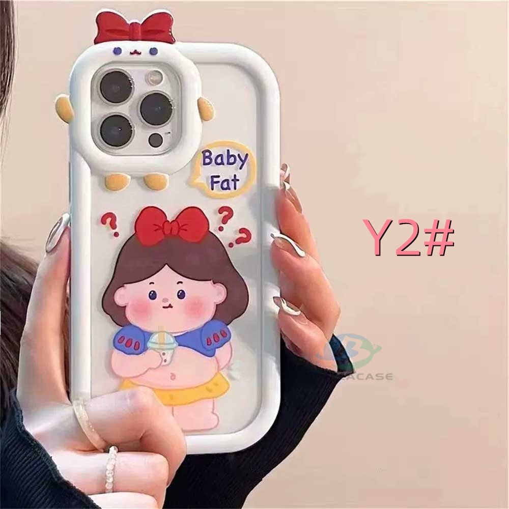 Case Motif Kartun Princess Monster Untuk IPhone 14 Pro Max 13 Pro Max 11 12 Xr XS 6 6S 7 8 Plus