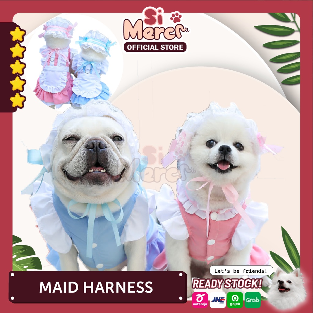 Baju Anjing Kucing Korea / Baju Anjing / Harness Baju Anjing Kucing/ Harness Premium Anjing / Harness Lucu Anjing Kucing / Harness Korea / Ha-Eun Harness / Baju Anjing Korea