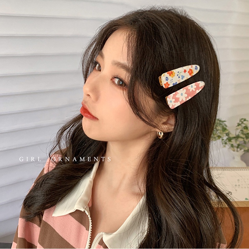 Jepit Rambut Ponytail Desain Bunga Gaya Vintage Korea Untuk Wanita