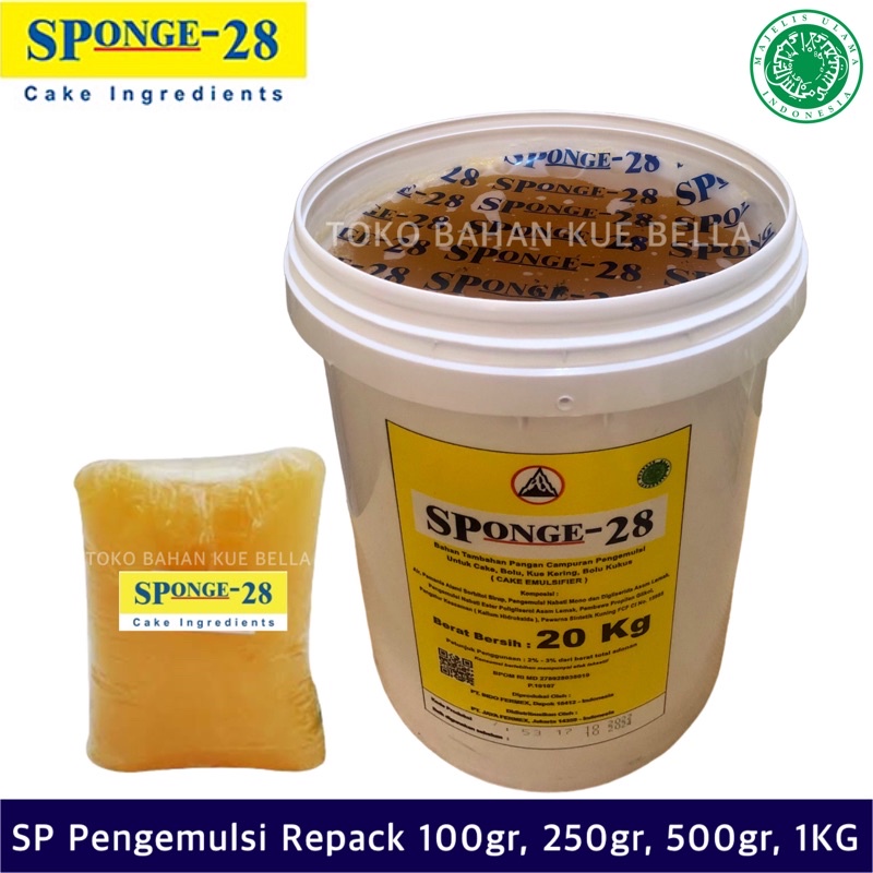 

SPonge-28 / SP 100gr, 250gr (REPACK) Pengembang Pengemulsi