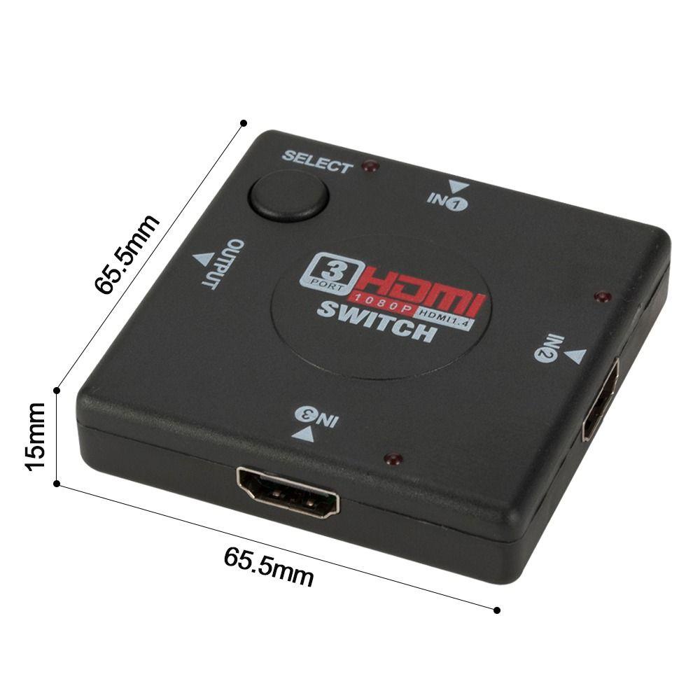 Top Output Mini3 Untuk HDTV 1080P HDMI Untuk Switch HUB Adapter Converter HUB Untuk Switch